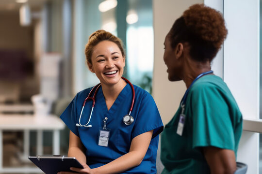 Nurses participating in international exchange