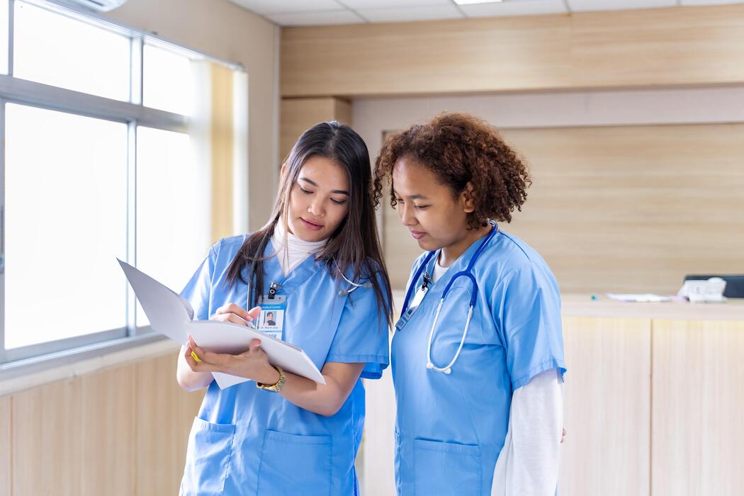 Nurses learning together